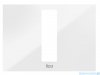 Roca Duplo S PS4 panel przycisku do łączenia z klawiszami PS4 biały szkło  A890521399